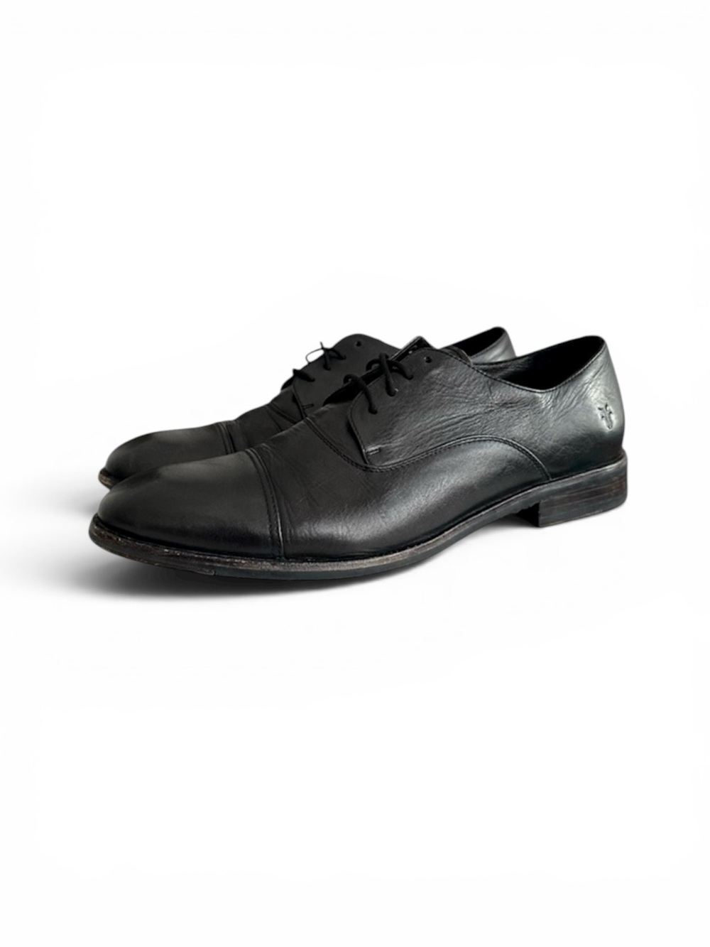FRYE Men’s Paul Bal Oxford Handcrafted Leather Lace Up Shoes Black Size 11